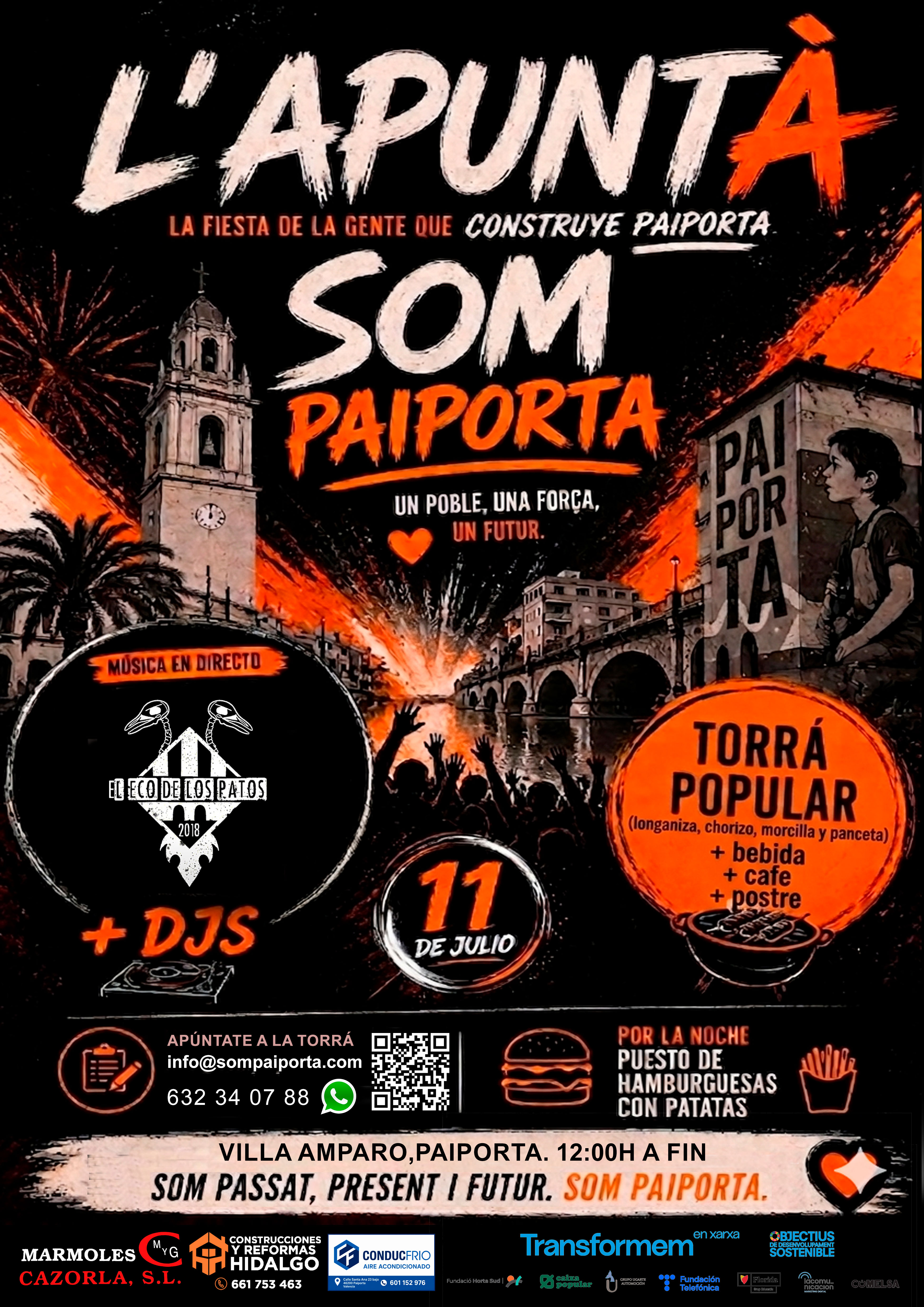 Cartel L'Apuntà · Torrá Popular · Som Paiporta